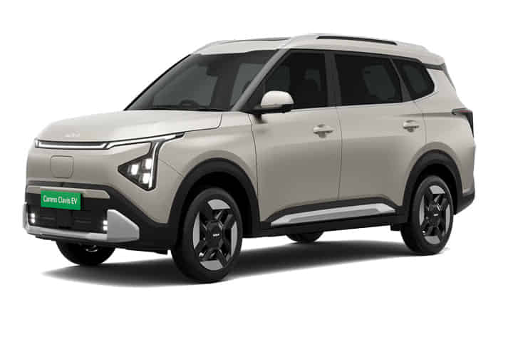 Carens Clavis EV undefined in Ivory Silver Matte