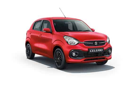 Celerio in solid Fire Red