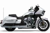 Indian Challenger Ghost White Metallic colour Bikes