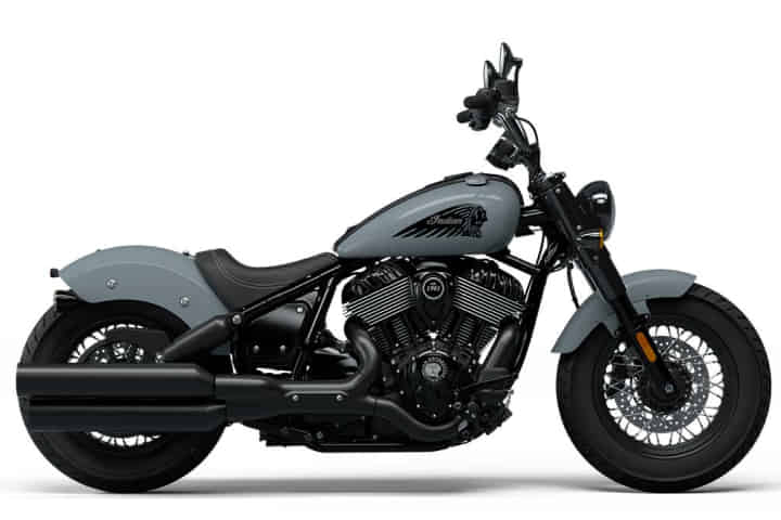 Chief Bobber Dark Horse in Storm Gray