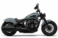 Indian Motorcycle Chief Bobber Dark Horse Storm Gray colour  Indian Motorcycle Chief Bobber Dark Horse Storm Gray colour