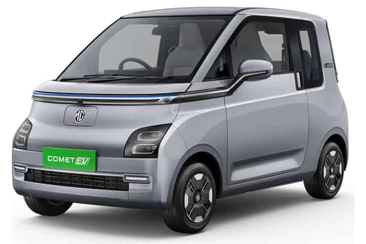 Comet EV in AURORA SILVER