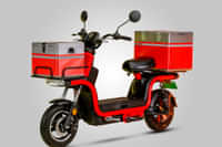 Evtric Motors Connect Bone Fire Red colour Scooters