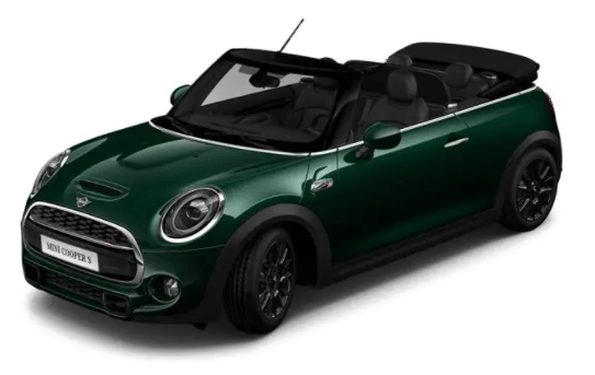 Cooper Convertible 2020-2023 in British Racing Green