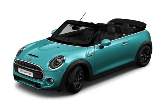 Cooper Convertible 2020-2023 in Carribean Aqua