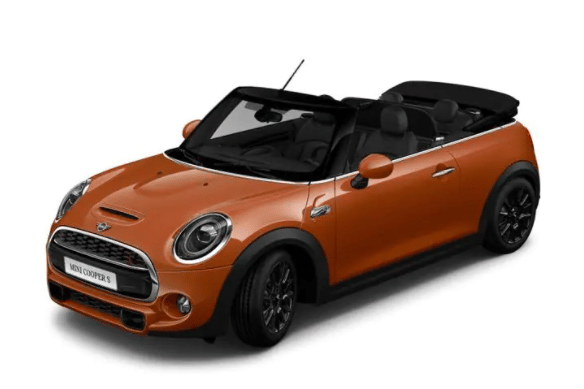 Cooper Convertible undefined in Volcanic Orange