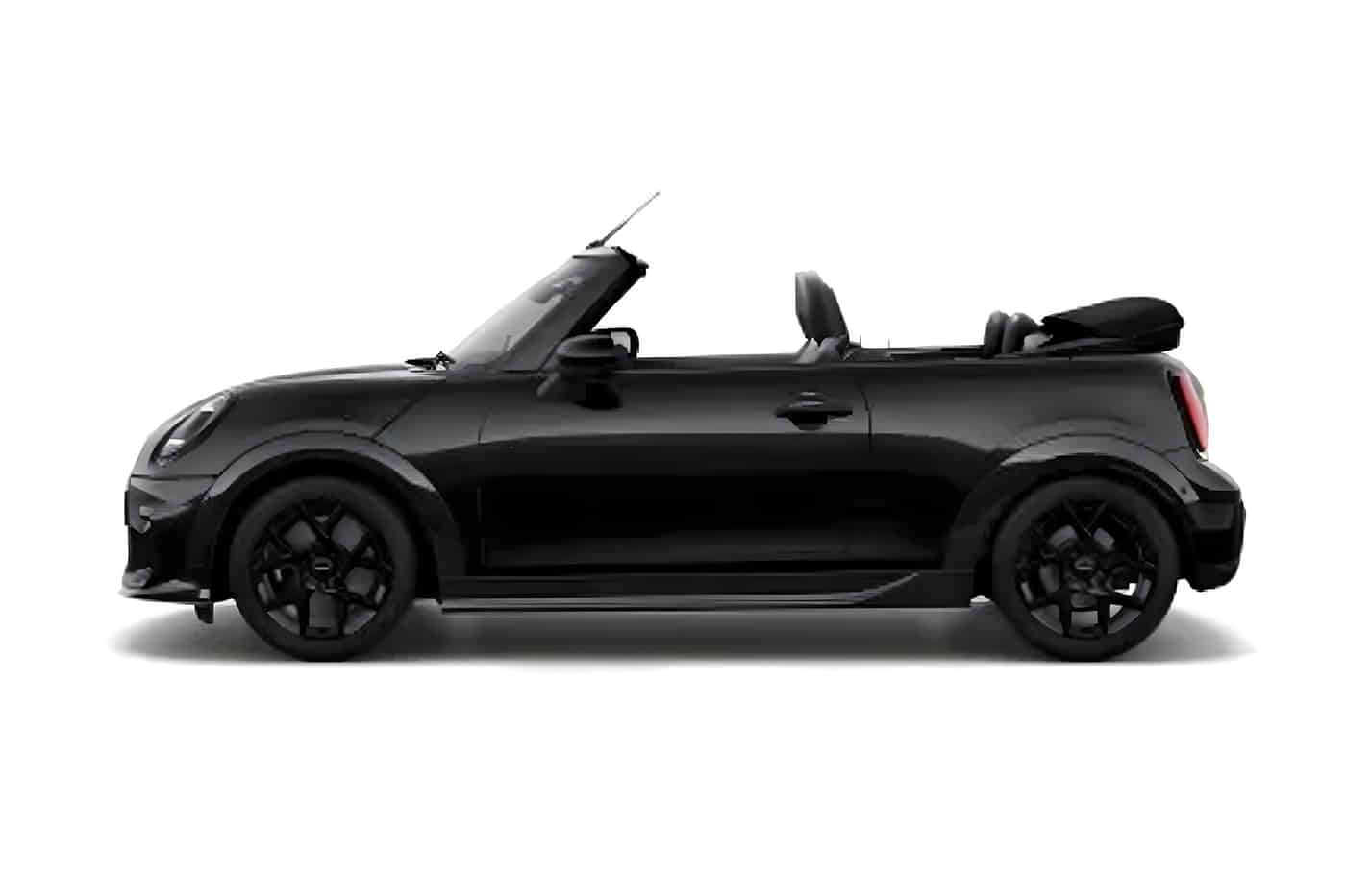 Cooper Convertible in Midnight black