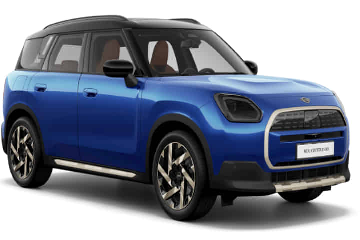 Mini Countryman Electric in Blazing Blue Mini Countryman Electric in Blazing Blue
