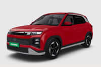 Hyundai Creta Electric Fiery Red Pearl colour  Hyundai Creta Electric Fiery Red Pearl colour