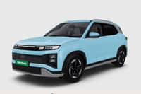 Hyundai Creta Electric Ocean Blue Metallic colour  Hyundai Creta Electric Ocean Blue Metallic colour