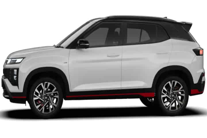 Creta N Line in Atlas White with Abyss Black