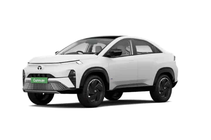 Curvv EV in Pristine White With Dual Tone