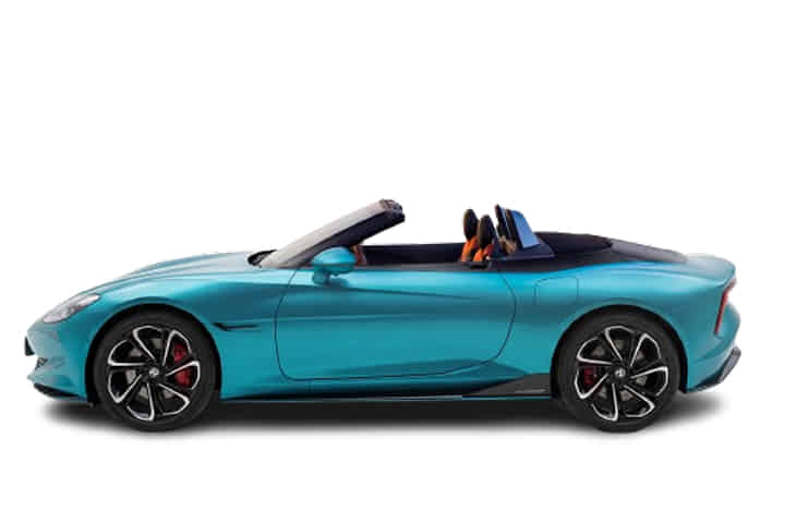 MG Cyberster EV in Irises Cyan