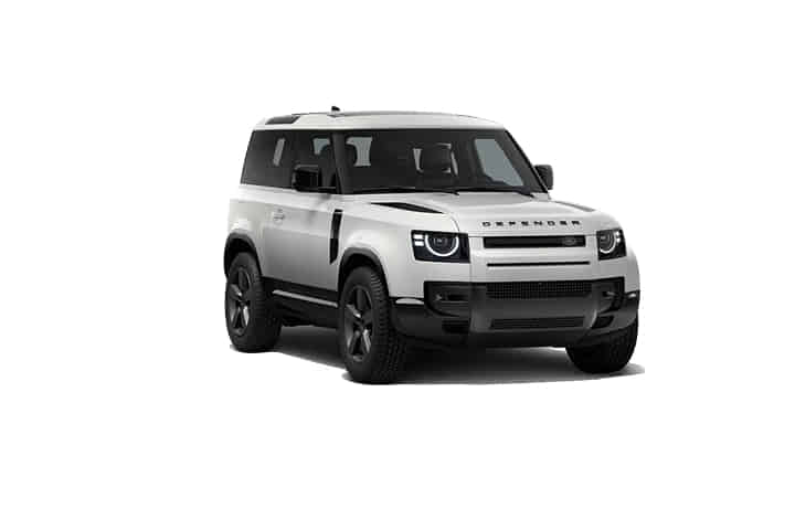 Defender in Fuji White Solid Defender 90
