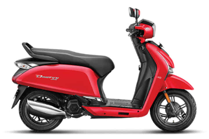 Destini 125 in Groovy Red Destini 125 in Groovy Red