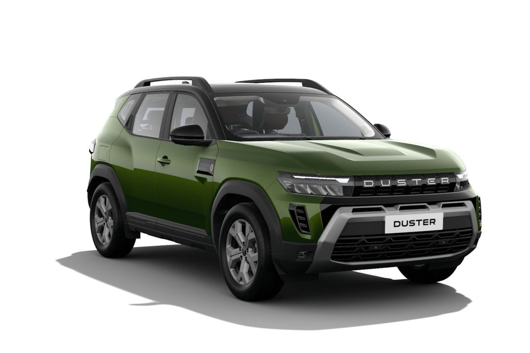 Renault Duster in Mountain Jade Green with Stealth Black Roof Renault Duster in Mountain Jade Green with Stealth Black Roof