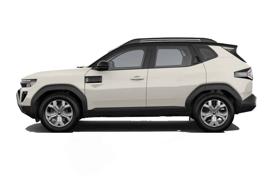 Duster undefined in Pearl White with Stealth Black Roof