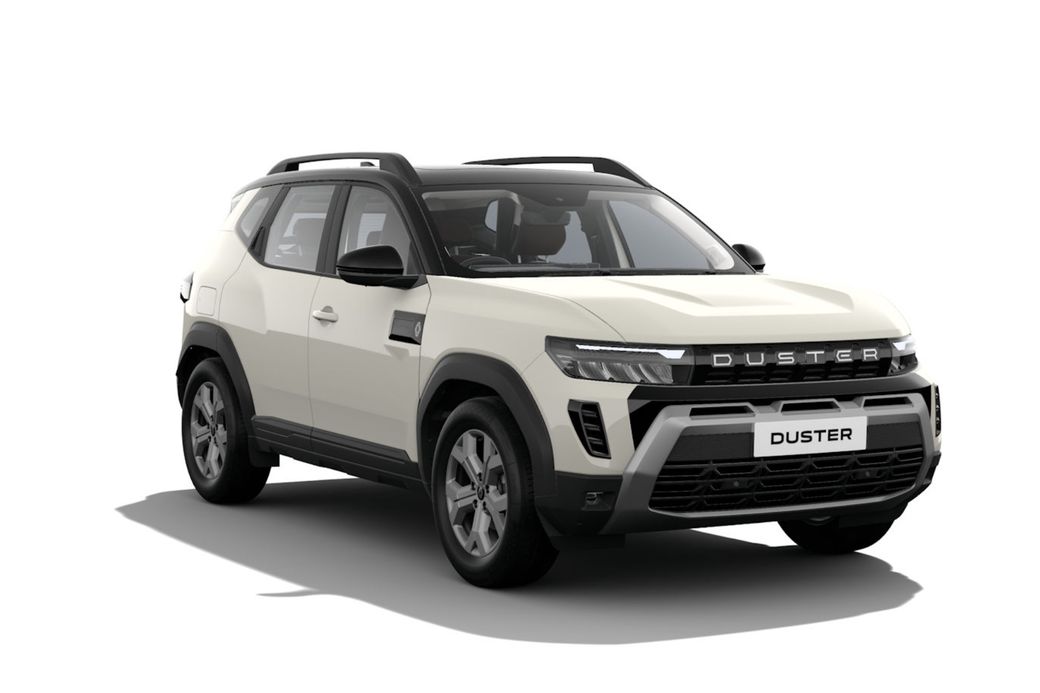 Renault Duster in Pearl White with Stealth Black Roof Renault Duster in Pearl White with Stealth Black Roof