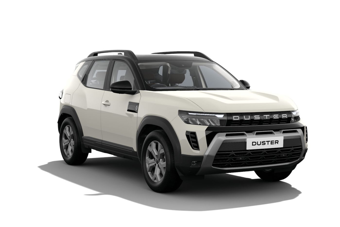 Duster in Pearl White with Stealth Black Roof Duster in Pearl White with Stealth Black Roof