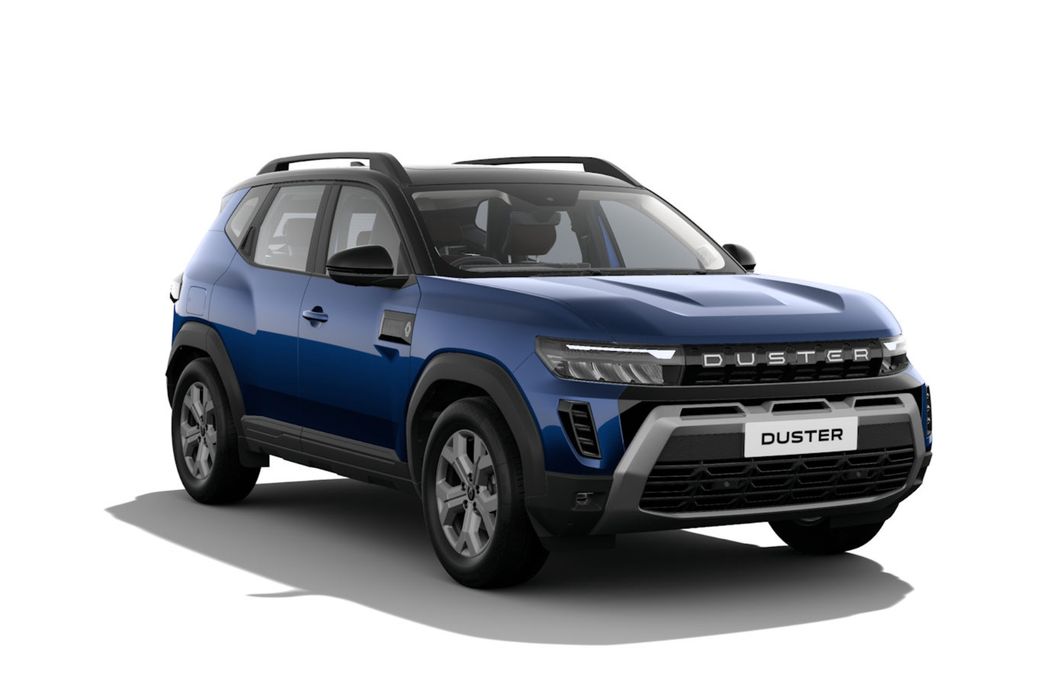 Renault Duster in River Blue with Stealth Black Roof Renault Duster in River Blue with Stealth Black Roof
