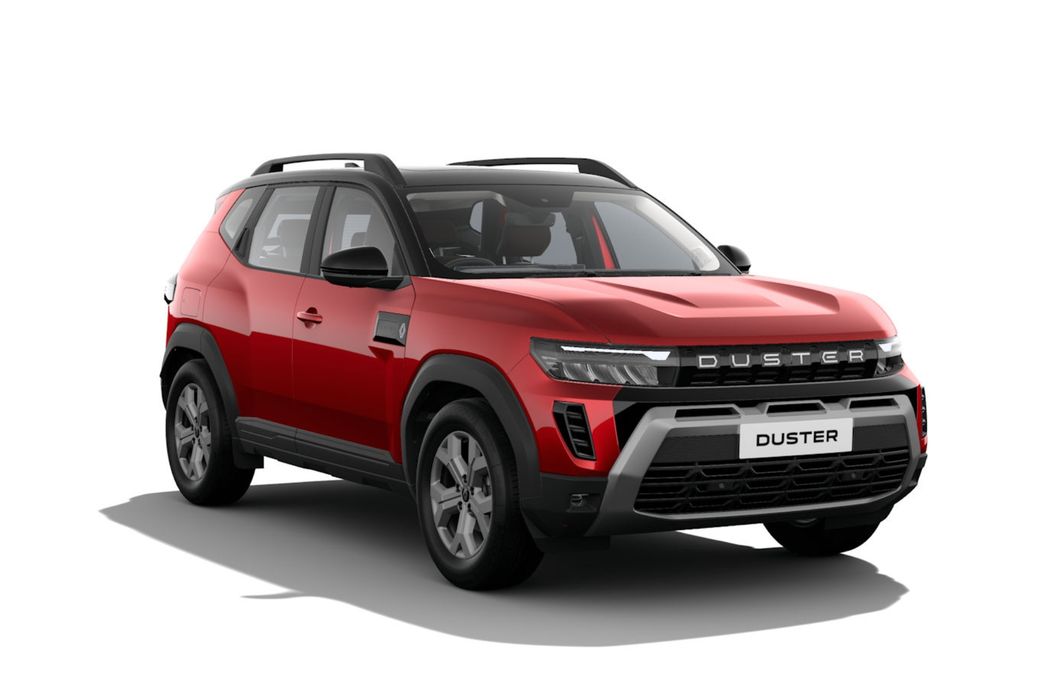 Renault Duster in Sunset Red with Stealth Black Roof Renault Duster in Sunset Red with Stealth Black Roof