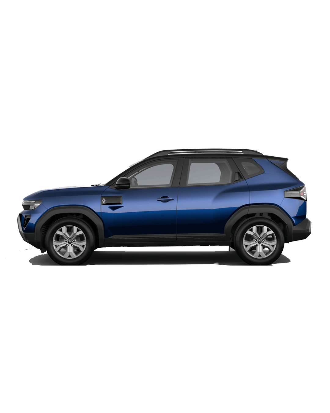 Duster in river blue with stealth black roof