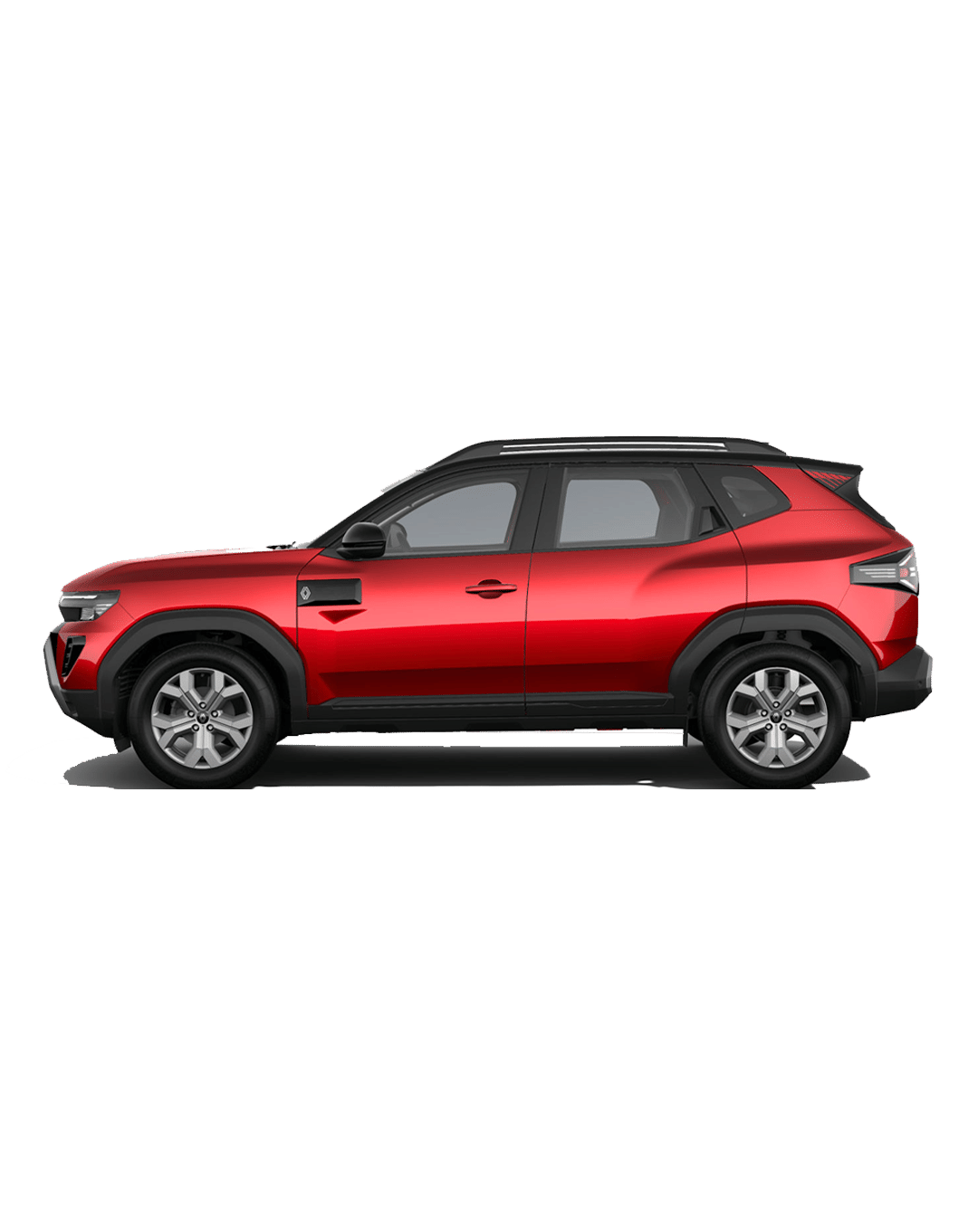 Duster in sunset red with stealth black roof