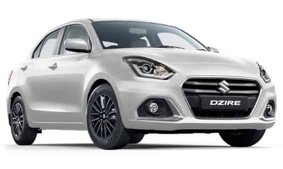 Dzire 2020-2024 in Arctic White Dzire 2020-2024 in Arctic White