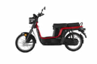 Kinetic E-Luna Mulberry Red colour  Kinetic E-Luna Mulberry Red colour