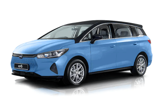 BYD E6 Electric 2021-2024 in Blue Black Dual Tone