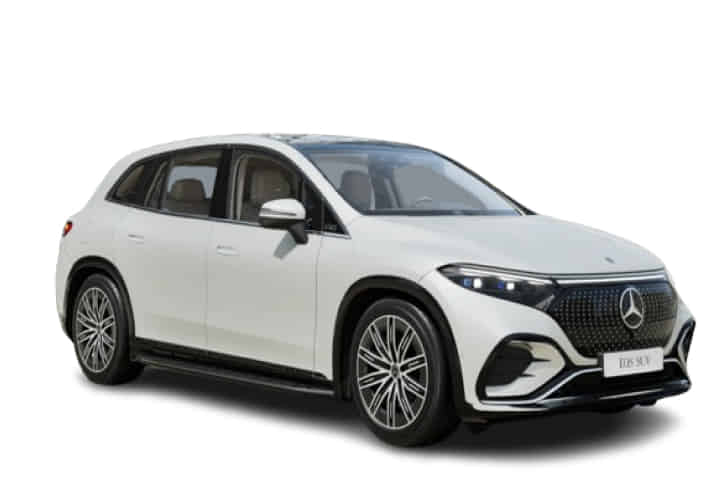 EQS SUV in OPALITH WHITE