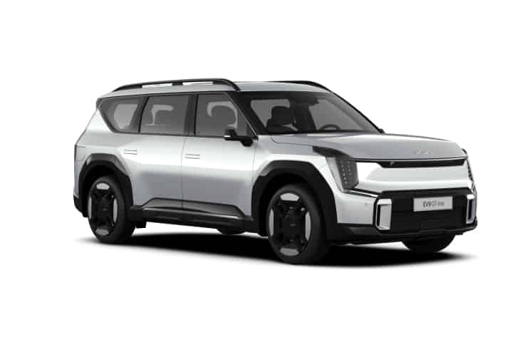 KIA EV9 in Snow White Pearl