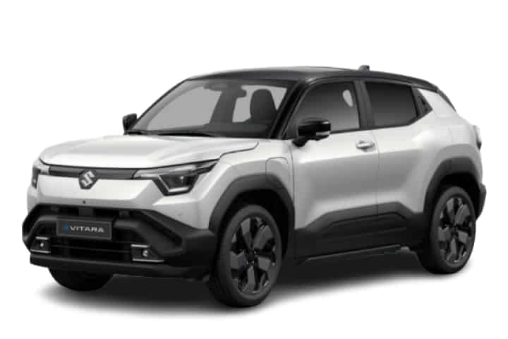 E Vitara undefined in Arctic White Pearl × Bluish Black Pearl