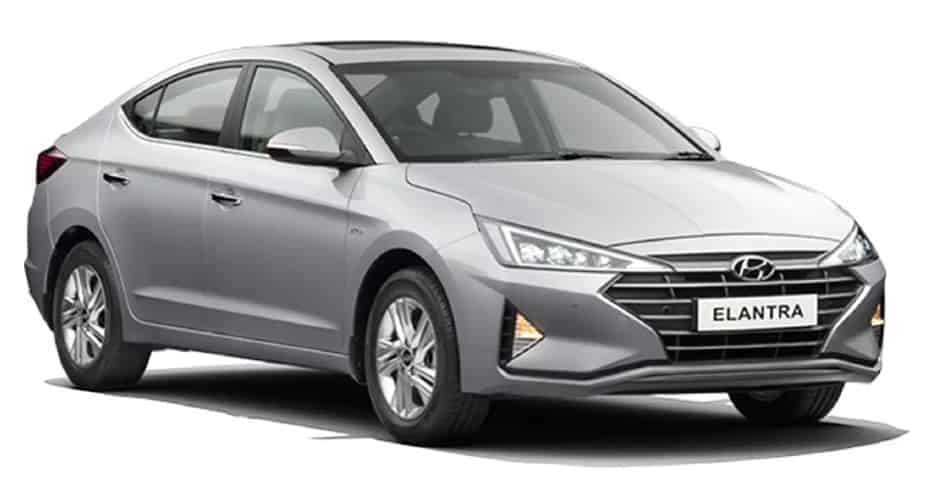 Hyundai Elantra in Typhoon Silver Hyundai Elantra in Typhoon Silver