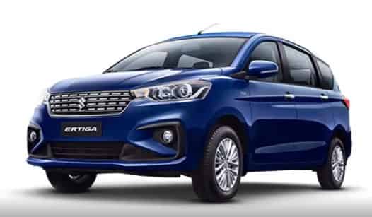 Ertiga 2018-2022 in  Pearl Metallic Oxford Blue