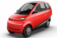 Vayve Eva Cherry Red colour Cars