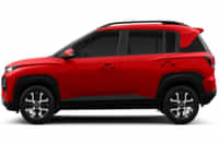 Hyundai Exter Fiery Red colour  Hyundai Exter Fiery Red colour