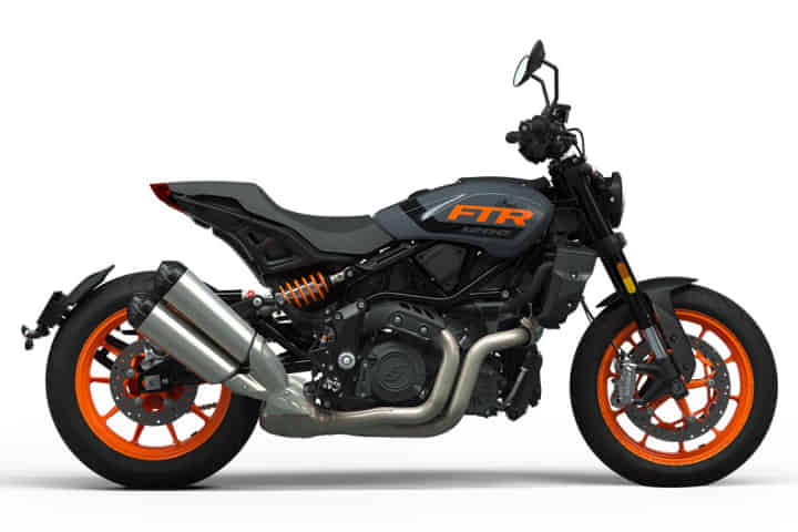 FTR 1200 in Stealth Gray & Orange Burst