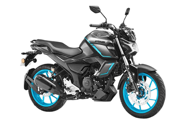FZ-S FI Hybrid in CYAN METALLIC GREY