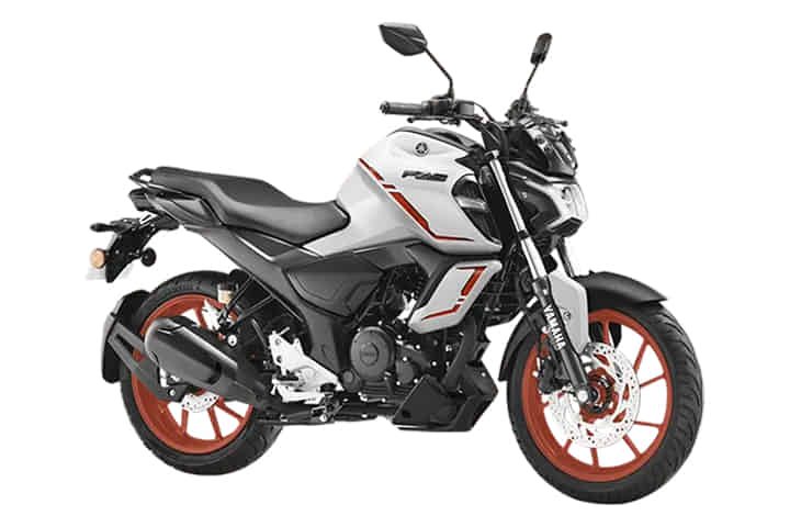 Yamaha FZ-S FI in  Ice Fluo-Vermillion (STD OBD2B)