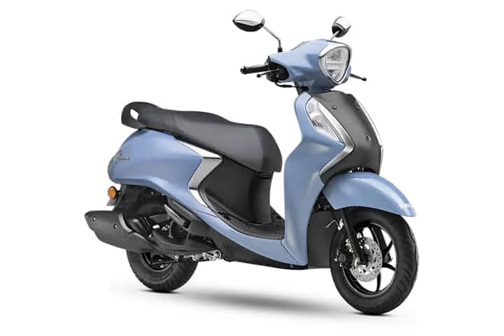 Fascino 125 Fi Hybrid in Cool Blue Metallic
