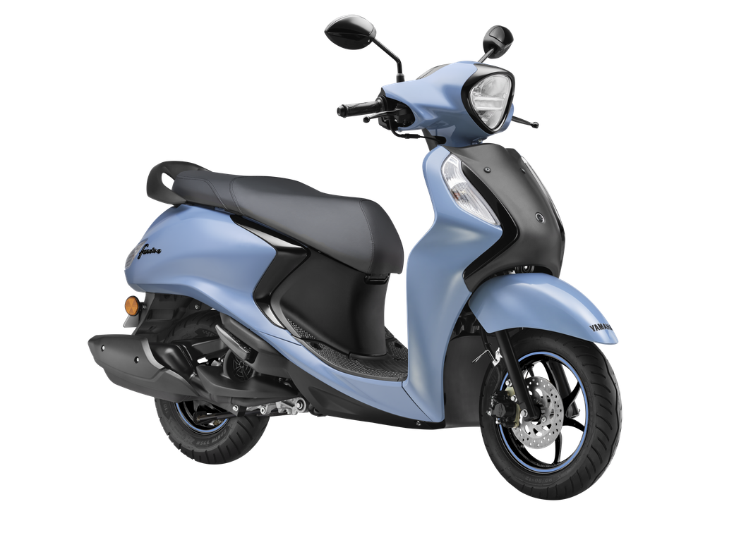Yamaha Fascino 125 Fi Hybrid in Cool Blue Metallic Yamaha Fascino 125 Fi Hybrid in Cool Blue Metallic