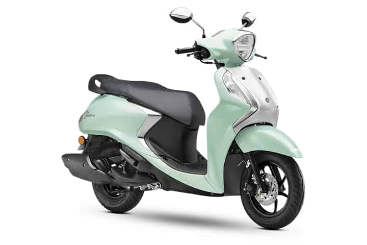 Fascino 125 Fi Hybrid in Metallic Light Green