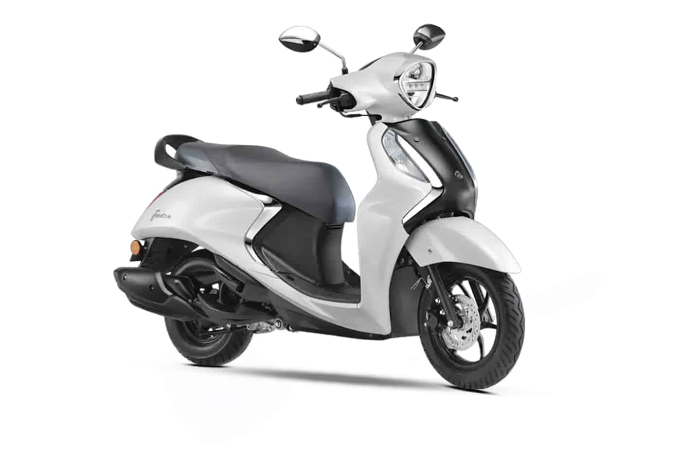 Fascino 125 Fi Hybrid in Disc - Metallic White Fascino 125 Fi Hybrid in Disc - Metallic White