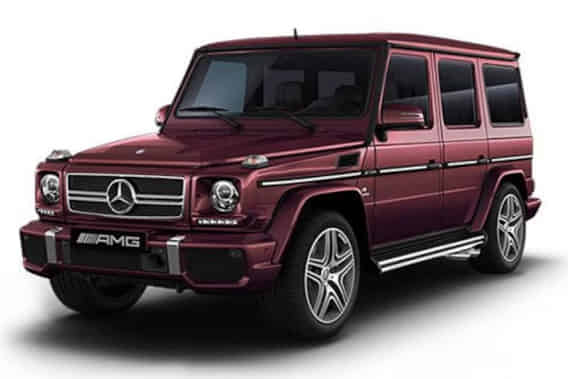 G-Class 2020-2025 in Designo Mystic Red