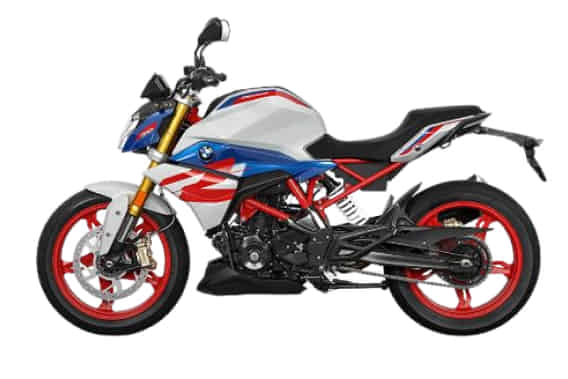 G 310 R 2019-2026 in Polar White/Racing Blue Metallic
