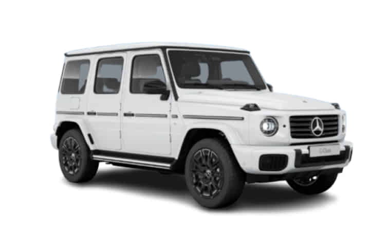 G Class Electric in MANUFAKTUR opalite white bright