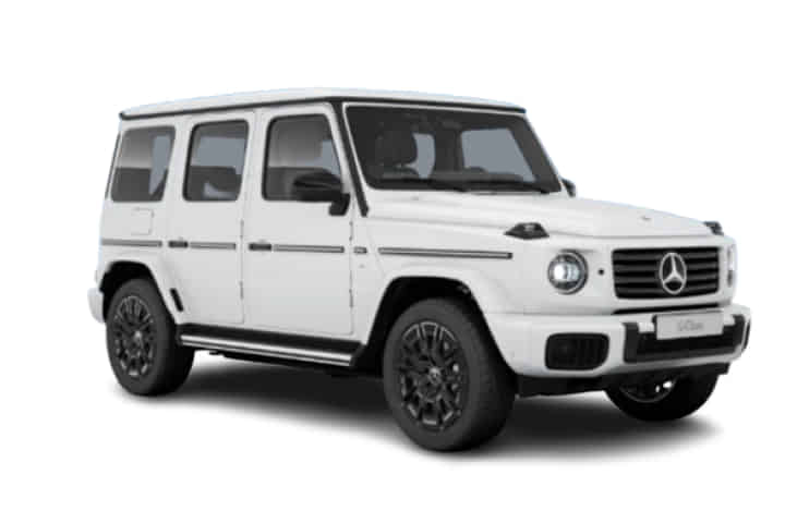 Mercedes-Benz G Class Electric in MANUFAKTUR opalite white magno