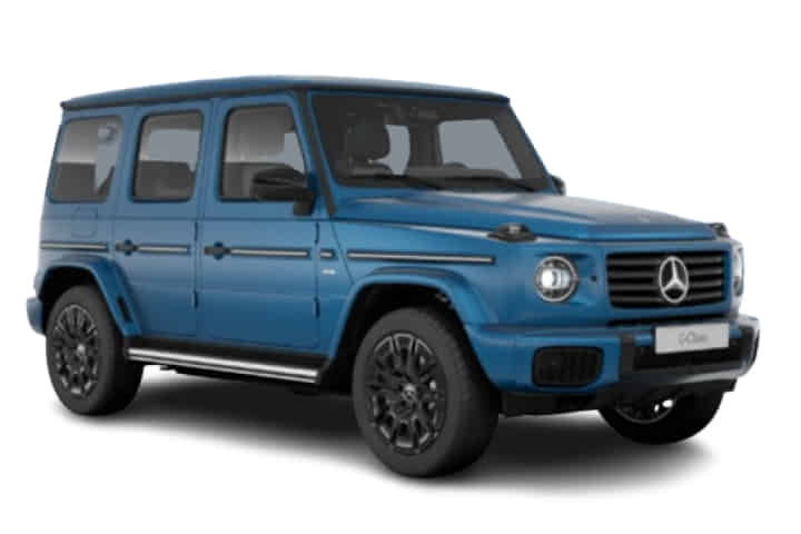 Mercedes-Benz G Class Electric in MANUFAKTUR south sea blue metallic