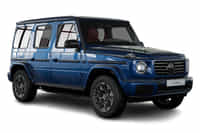 Mercedes-Benz G Class Electric brilliant blue colour Mercedes-Benz G Class Electric brilliant blue colour